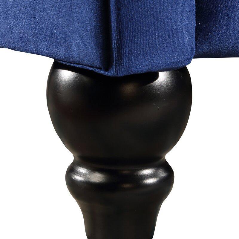 Chesterfield Velvet Corner Sofa - Side View