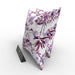 Fabrahome Square Reposa Floral Printed Velvet Fabric Cushion Cover - WoodenTwist