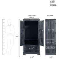 Teak Wood Wardrobe