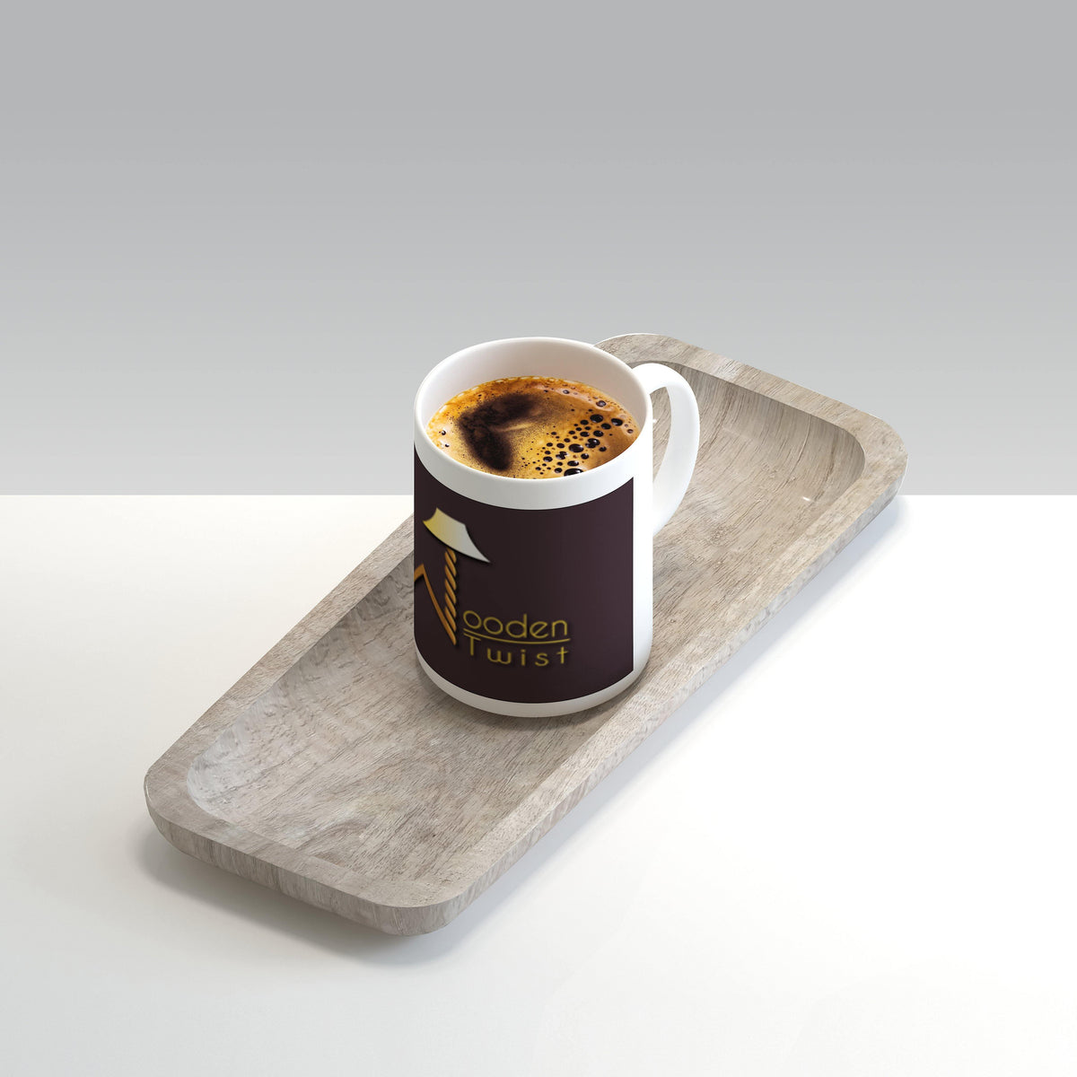 Solid Mango Wood Premium Tray Platter Set of 4 - Detail