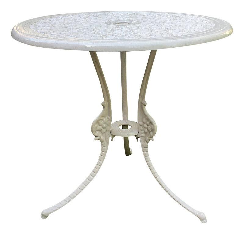 Regalia Series 1 Round Table & 4 Chairs (White) - WoodenTwist