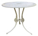 Regalia Series 1 Round Table & 4 Chairs (White) - WoodenTwist