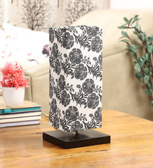 Flocking Birds Print Shade With Metal Base Table Lamp - WoodenTwist