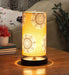 Mandala Print Shade Table Lamp With Metal Base Bed Switch Included And Bulb Not Included - WoodenTwist