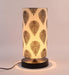 Tropical Print Shade Table Lamp With Metal Base Bed Switch Included And Bulb Not Included - WoodenTwist