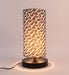 Flocking Birds Print Shade Table Lamp With Metal Base Bed Switch Included And Bulb Not Included - WoodenTwist