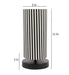 Zebra Print Shade Table Lamp With Metal Base Bed Switch Included And Bulb Not Included - WoodenTwist