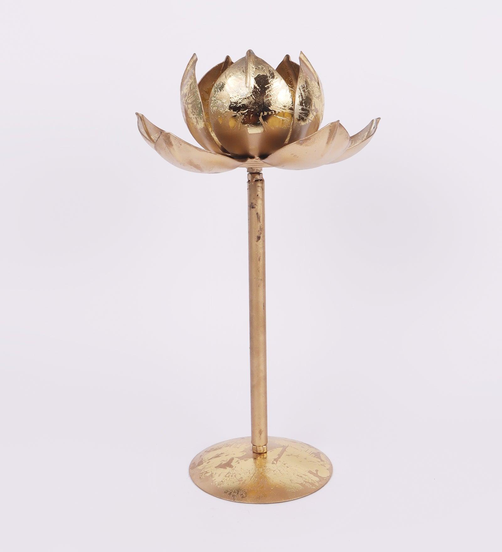 Detachable Lotus Teailight Holder - WoodenTwist