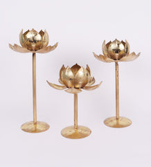 Detachable Lotus Teailight Holder - WoodenTwist