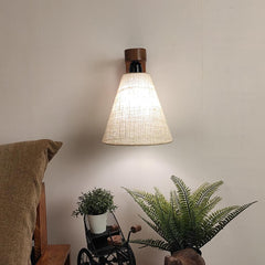 Terzo Brown Wooden Wall Light - WoodenTwist