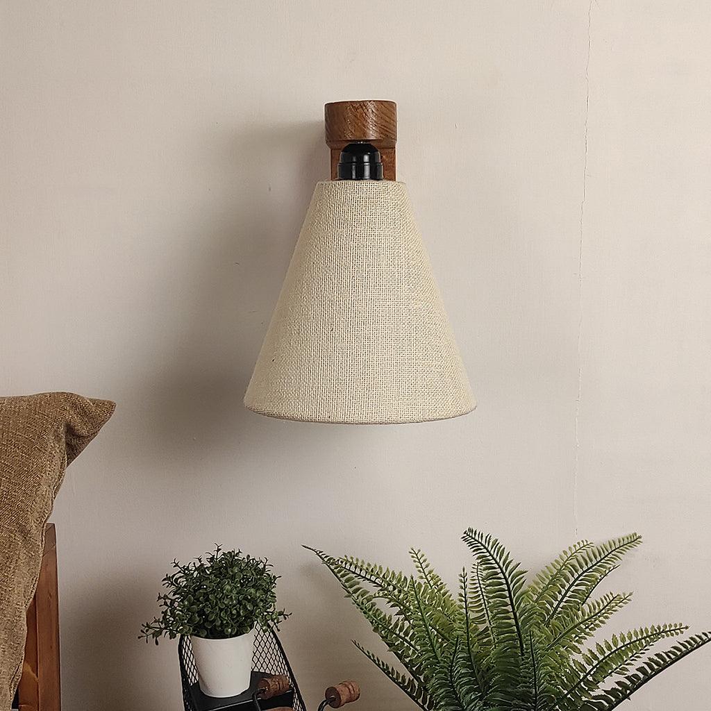 Terzo Brown Wooden Wall Light - WoodenTwist