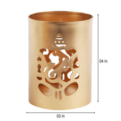 Laxmi Ganesh Tealight Holder (Set of 2) - WoodenTwist