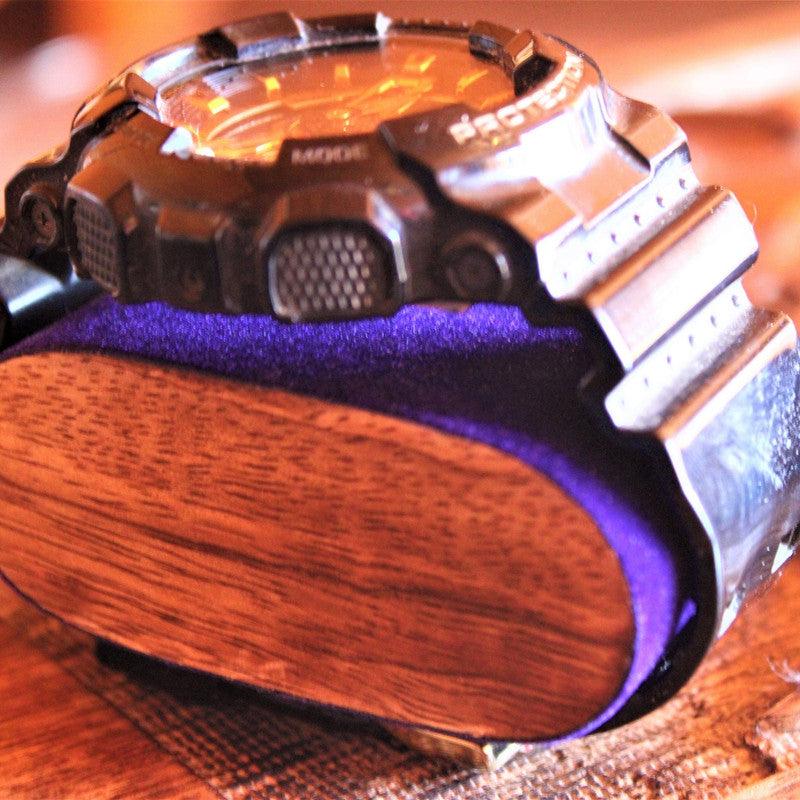 Handcrafted & Handcarved Wooden Watch Box - WoodenTwist