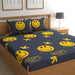 Glace Cotton Double Bedsheet with 2 Pillow Covers (Smily) - WoodenTwist