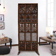 Solid Wood Room Divider/Wood Separator/Office Furniture/Wooden Partition - WoodenTwist