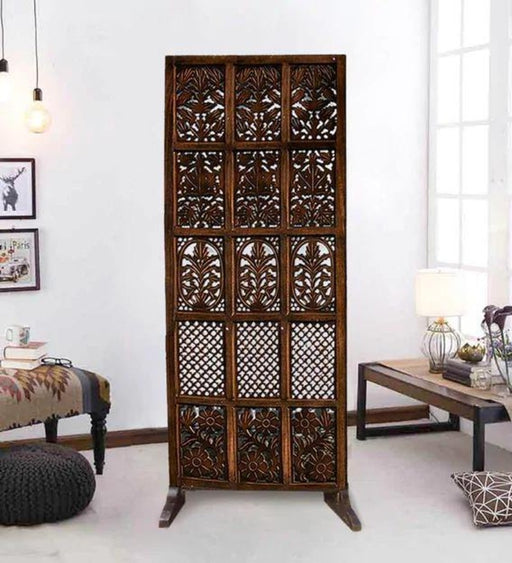 Wooden Room partition - Style Rustic / 12 Pieces (29x29 cm)