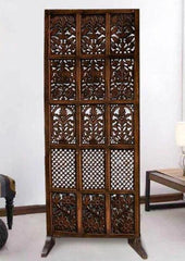 Solid Wood Room Divider/Wood Separator/Office Furniture/Wooden Partition - WoodenTwist