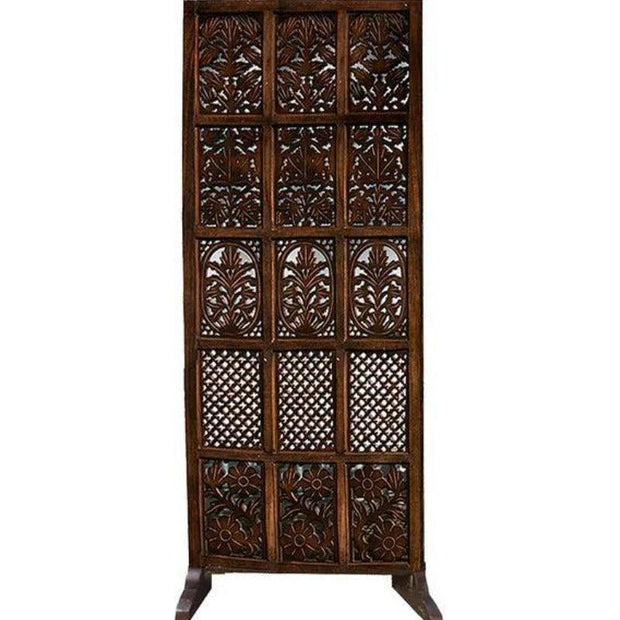 Solid Wood Room Divider/Wood Separator/Office Furniture/Wooden Partition - WoodenTwist