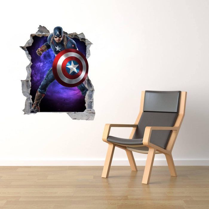 Captain America Wall Sticker