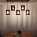 Ventus Brown 5 Series Hanging Lamp - WoodenTwist