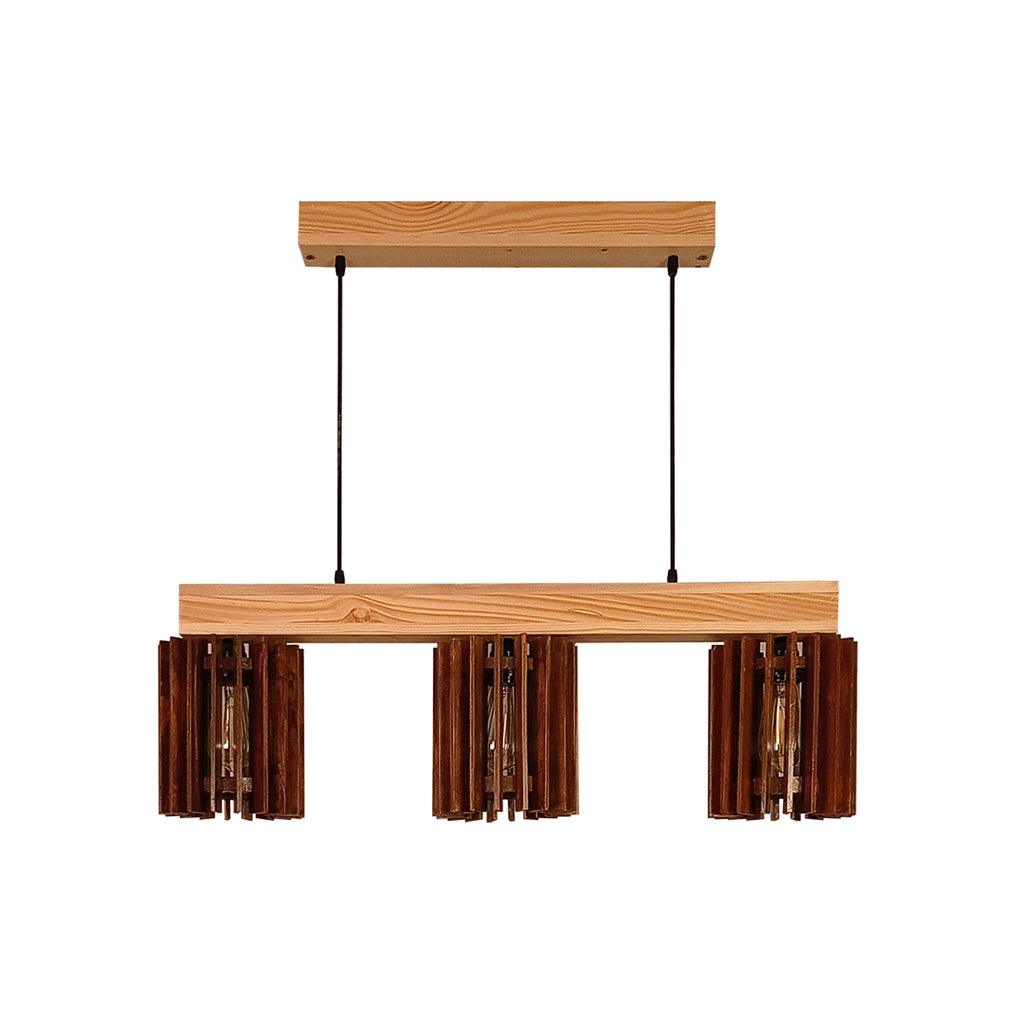 Elegant Centrum Brown Series Hanging Lamp - WoodenTwist