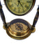 Vintage Brass Compass Antique Clock - WoodenTwist