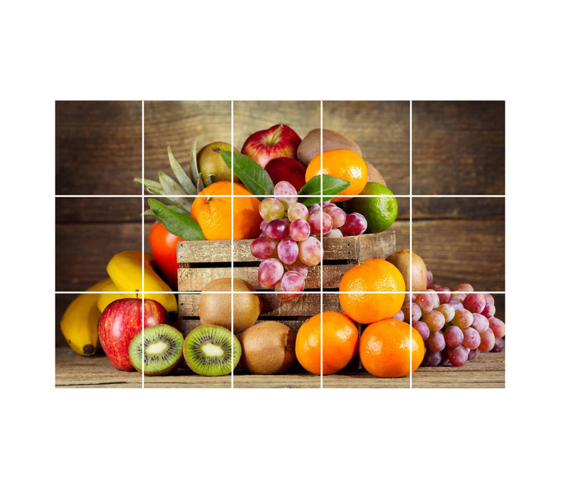 Waterproof Fresh Fruit Wall Sticker Kitchen - WoodenTwist