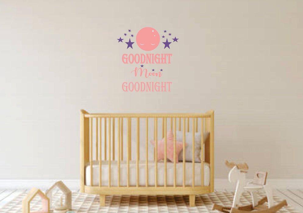 Good Night Moon Wall Sticker for Baby Room - WoodenTwist