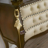 Teak Wood French Baroque Style Royal Cabinet 3 with Drawers - WoodenTwist