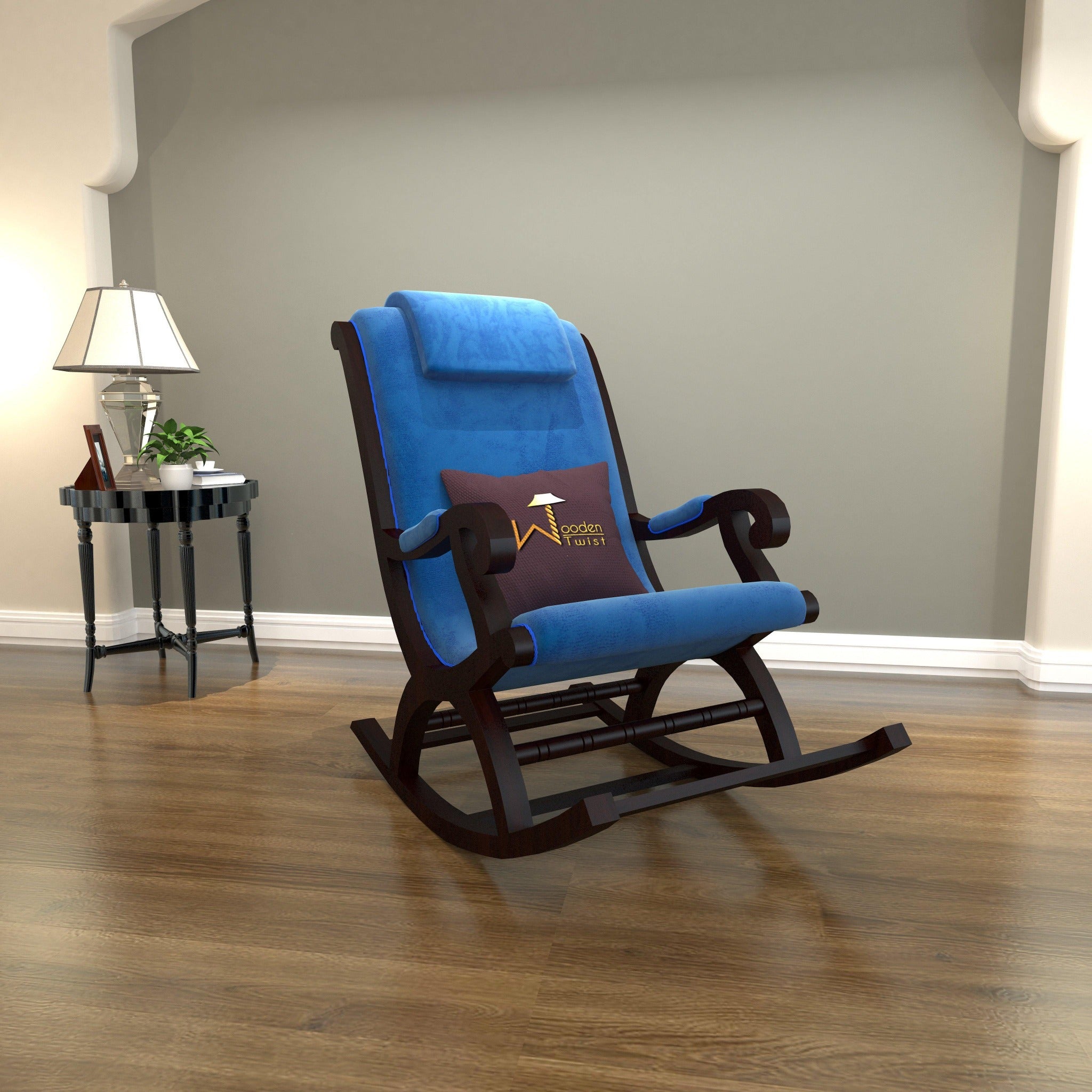 wooden rocking chair 