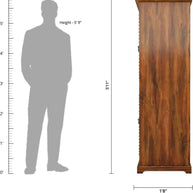 Premium Teak Wood Wardrobe