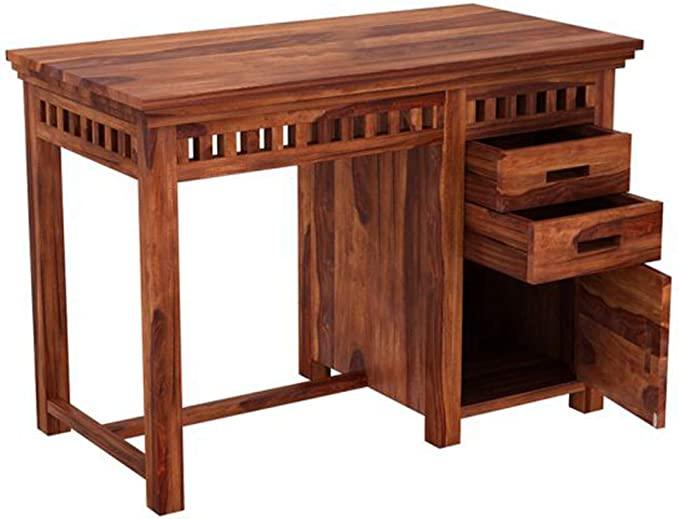 Wooden Study Table (Kuber) - WoodenTwist