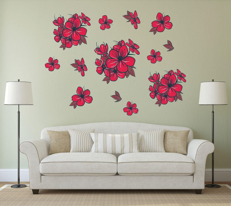 Beautiful Abstract Design Wall Sticker for Living Room - WoodenTwist