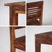 Premium Solid Teak Wood 4 Seater Dining Set - WoodenTwist