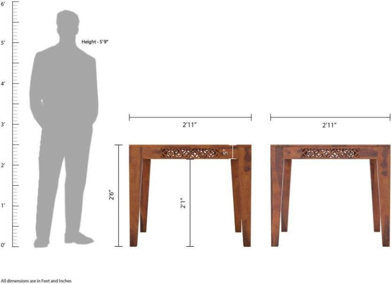 Designer Teak Wood Dining Set - WoodenTwist