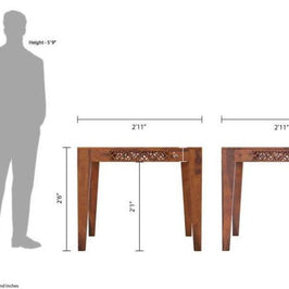 Designer Teak Wood Dining Set - WoodenTwist