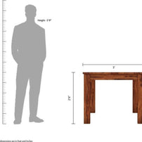 Grazi Teak Wood 6 Seater Dining Set - WoodenTwist