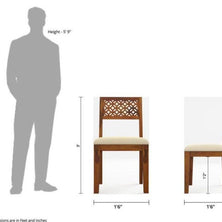 Designer Teak Wood Dining Set - WoodenTwist