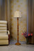 Floor Lamp Camel & Brown with Cylindrical Shade (Bulb Not Included) - WoodenTwist