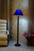 Floor Lamp Blue & Black with Conical Shade (Bulb Not Included) - WoodenTwist