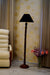 Floor Lamp Dark Brown & Black with Conical Shade (Bulb Not Included) - WoodenTwist
