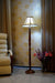 Mango Wood Floor Lamp (Brown with Conical Shade) - WoodenTwist