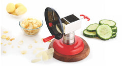 Iron & Stainless Steel Potato Chips Maker - WoodenTwist