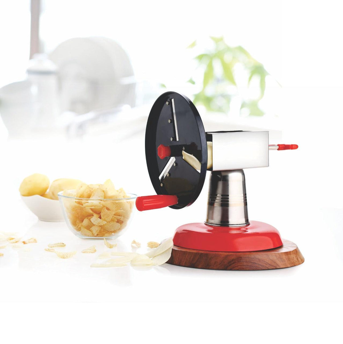 Buy Iron & Stainless Steel Potato Chips Maker Online at Woodentwist ...