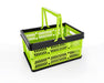 Green Plastic Folding Storage Basket - WoodenTwist
