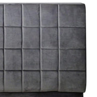 Austin Queen Bed with Upholstered Headboard in (Grey) - WoodenTwist