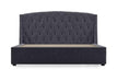 Aspen Upholstered Storage Bed (Grey King Bed Size) - WoodenTwist