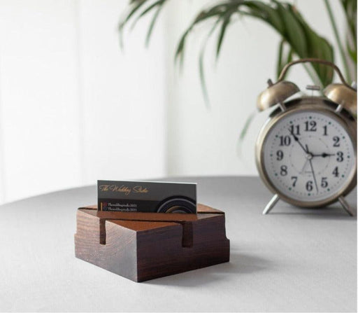 Wood Visiting Card Holder - WoodenTwist