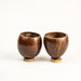 Coconut Cup | Natural & Handmade | Tea / Smoothie / Juice - 200 ml (Set of 2) - WoodenTwist