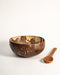 Coconut Bowl /Shell + Spoon, Eco Friendly and Toxin Free for Smoothie, Soups or Salad (600 ML) - WoodenTwist